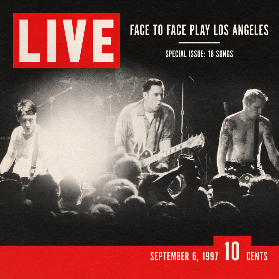 the album cover for Face To Face - Live (35th Anniversary Edition) [Indie Exclusive] [Colored Vinyl] [Indie Exclusive]