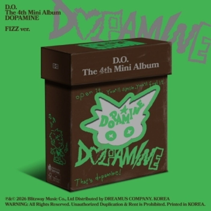 the album cover for D.O - Dopamine (Fizz) (Asia)