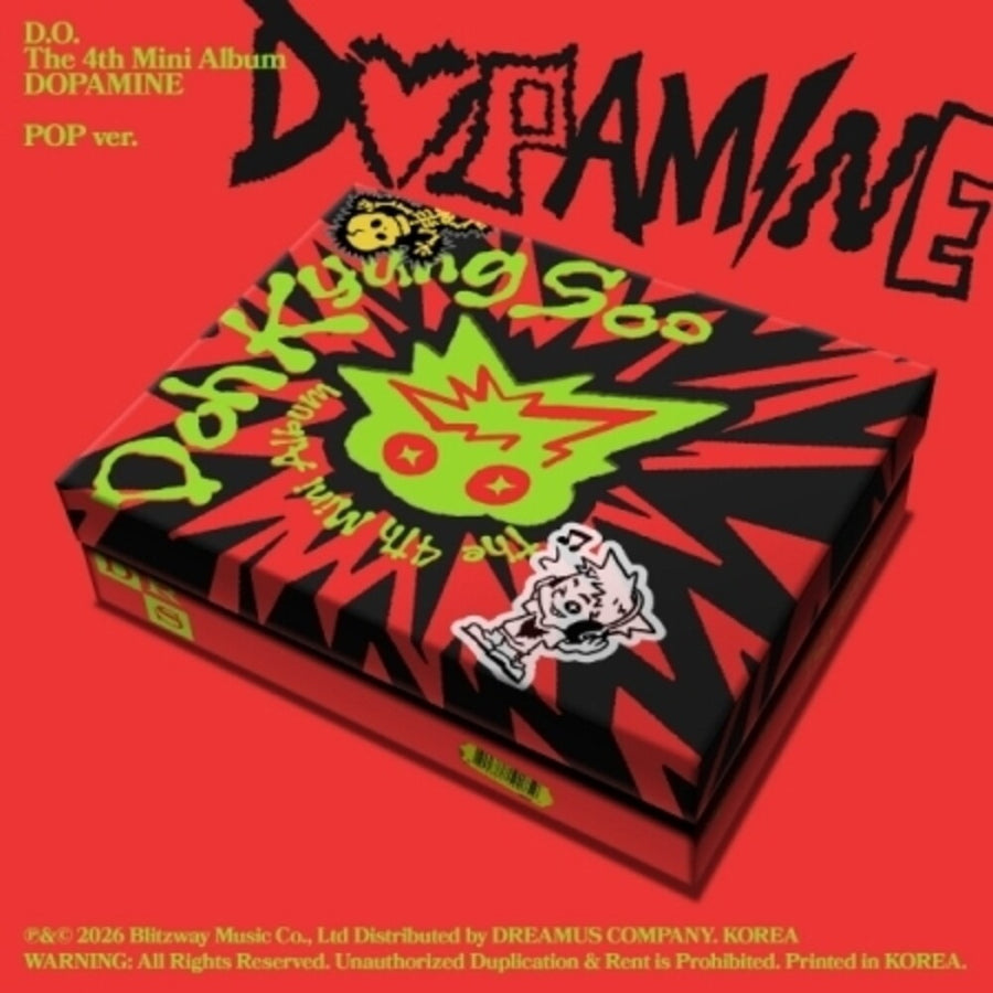 the album cover for D.O - Dopamine (Pop) (Asia)