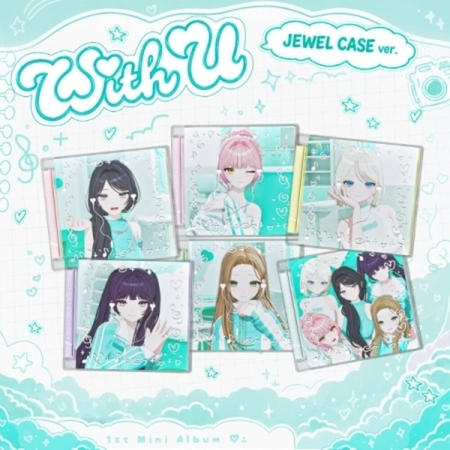 the album cover for Mw:Meu - With U (Jewelcase - Random Cover (Asia)