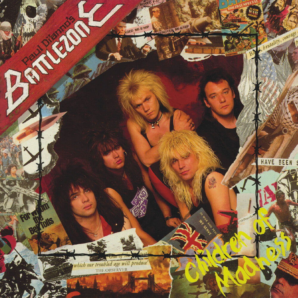the album cover for Paul Di'anno  Battlezone - Children Of Madness [Digipak]