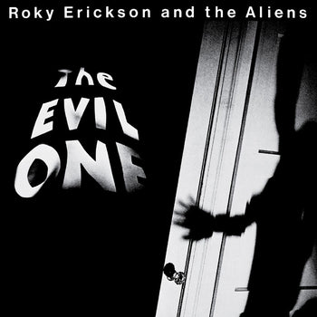 the album cover for Roky Erickson - Evil One [Indie Exclusive] Black & White Splatter Vinyl (Blk)