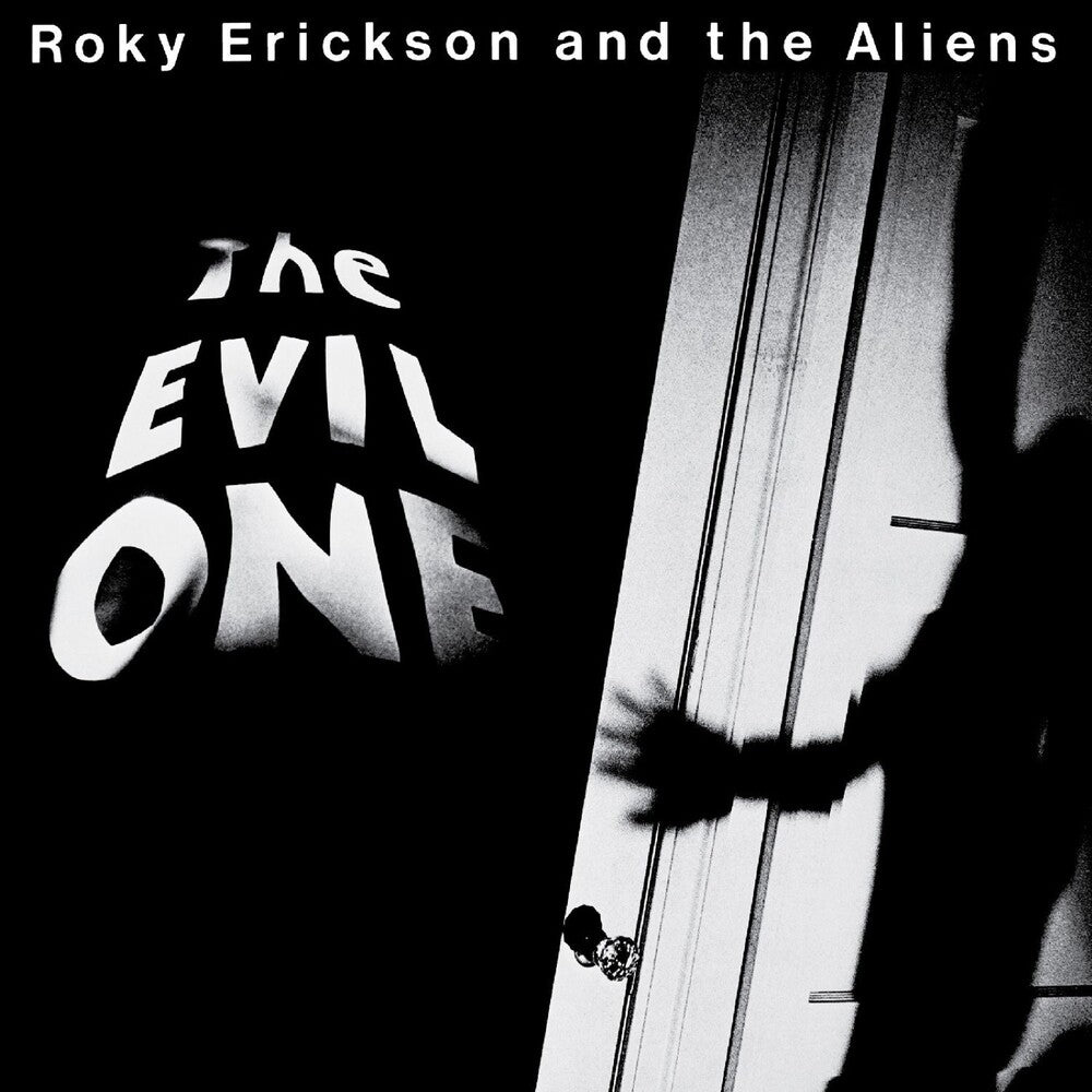 the album cover for Roky Erickson - Evil One [Indie Exclusive] Black & White Splatter Vinyl (Blk)