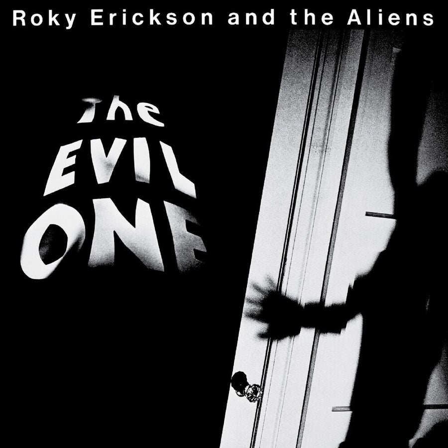 the album cover for Roky Erickson - Evil One [Indie Exclusive] Black & White Splatter Vinyl (Blk)