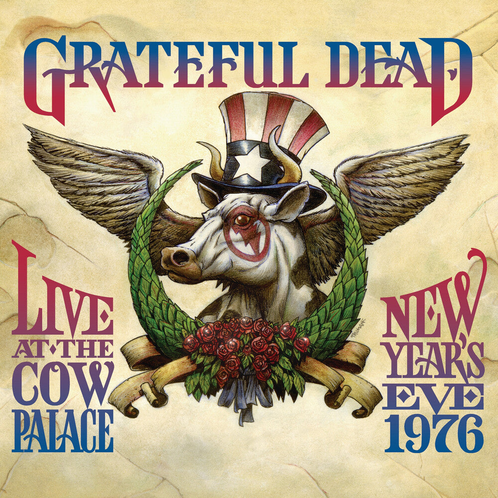 the album cover for Grateful Dead - Live At The Cow Palace-New Years Eve 1976 (Audp)