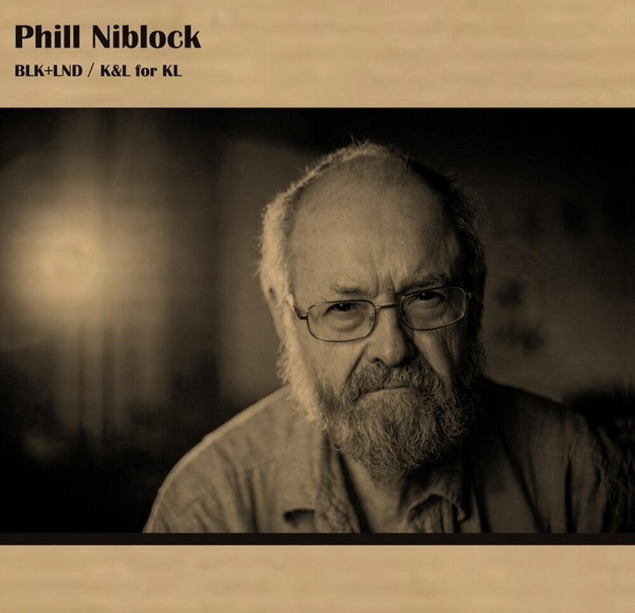 the album cover for Phill Niblock - Blk & Lnd / K&L For Kl
