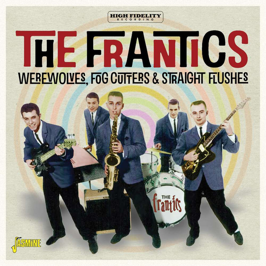the album cover for Frantics - Werewolves Fog Cutters & Straight Flushes (Uk)