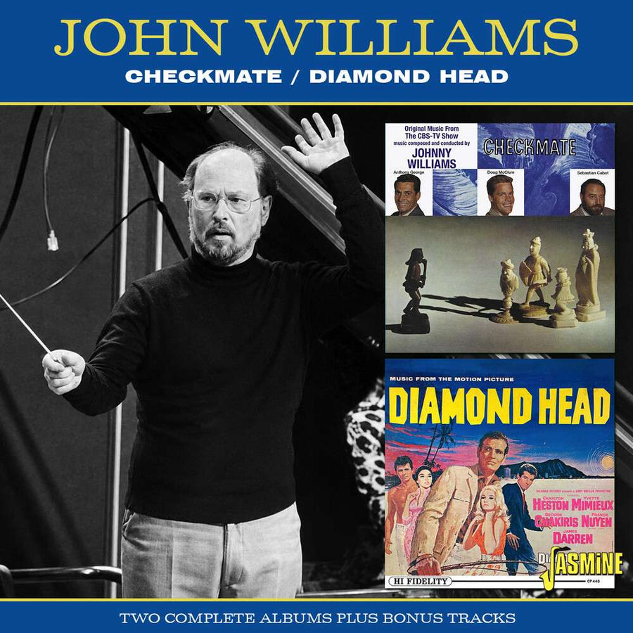 the album cover for John Williams - Checkmate / Diamond Head - 2 Complete Albums Plus