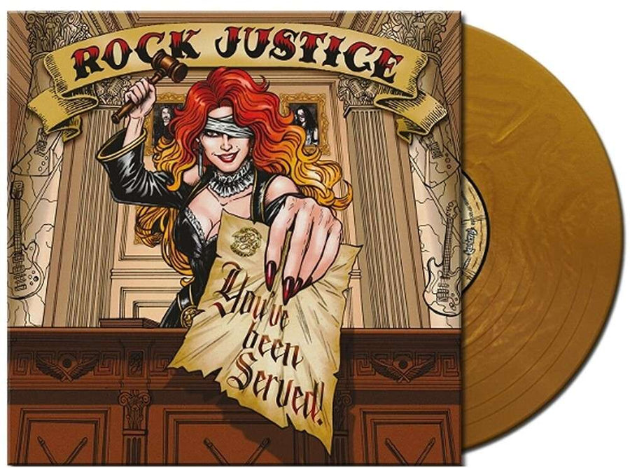 the album cover for Rock Justice - You've Been Served [Colored Vinyl] [Reissue]