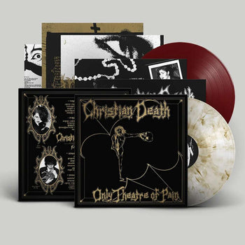 the album cover for Christian Death - Only Theatre Of Pain [Indie Exclusive] [Colored Vinyl] [Limited Edition] (Post)