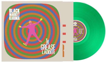 the album cover for Black Market Karma - Grease Ladder [Colored Vinyl] (Grn)