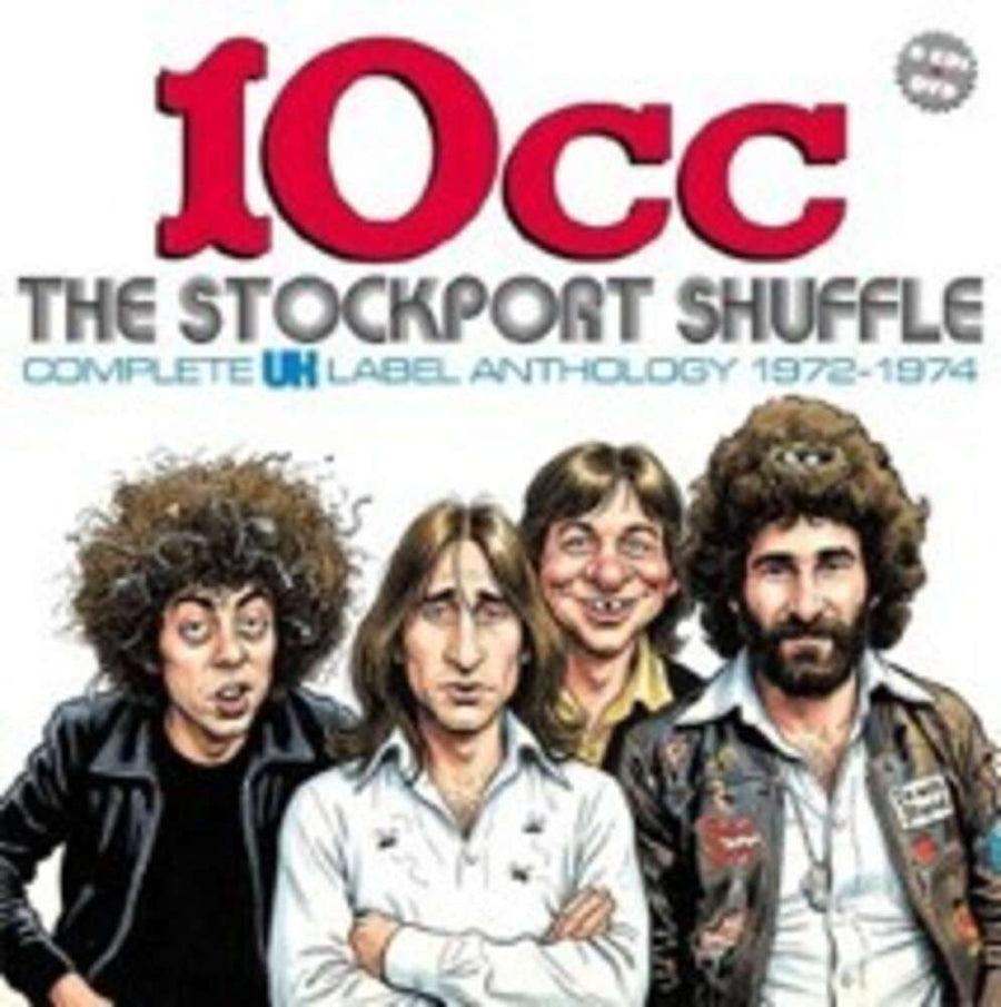 the album cover for 10cc - Stockport Shuffle Complete Uk Label Anthology (Uk)