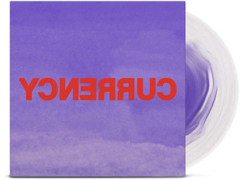 the album cover for Anberlin - CURRENCY [Indie Exclusive Clear in Violet]