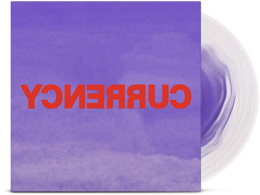 the album cover for Anberlin - CURRENCY [Indie Exclusive Clear in Violet]