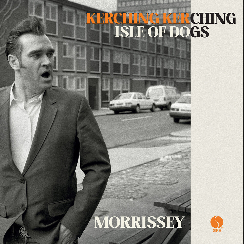 the album cover for Morrissey - Kerching Kerching / Isle Of Dogs [Limited Edition]