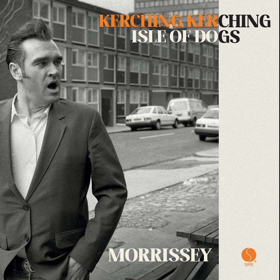 the album cover for Morrissey - Kerching Kerching / Isle Of Dogs [Limited Edition]