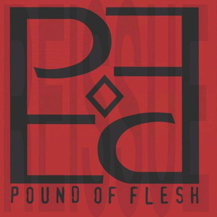 the album cover for Pound of Flesh - Red And Black