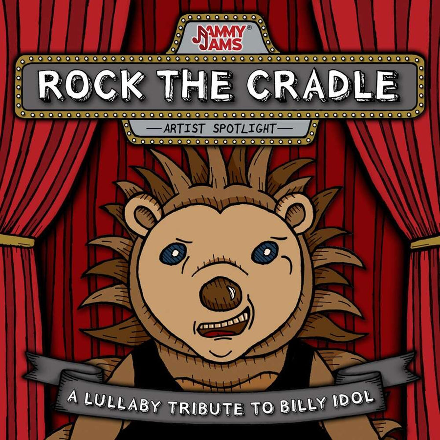 the album cover for Jammy Jams - Rock The Cradle: A Lullaby Tribute To Billy Idol