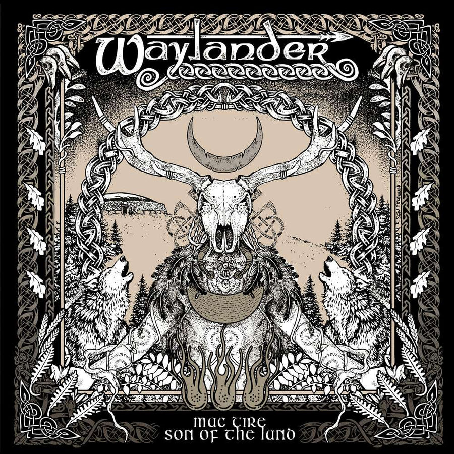 the album cover for Waylander - Mac Tire: Son Of The Land