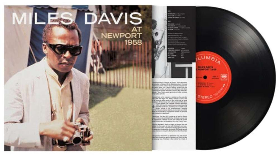 the album cover for Miles Davis - At Newport 1958 (Blk) [180 Gram] (Hol)