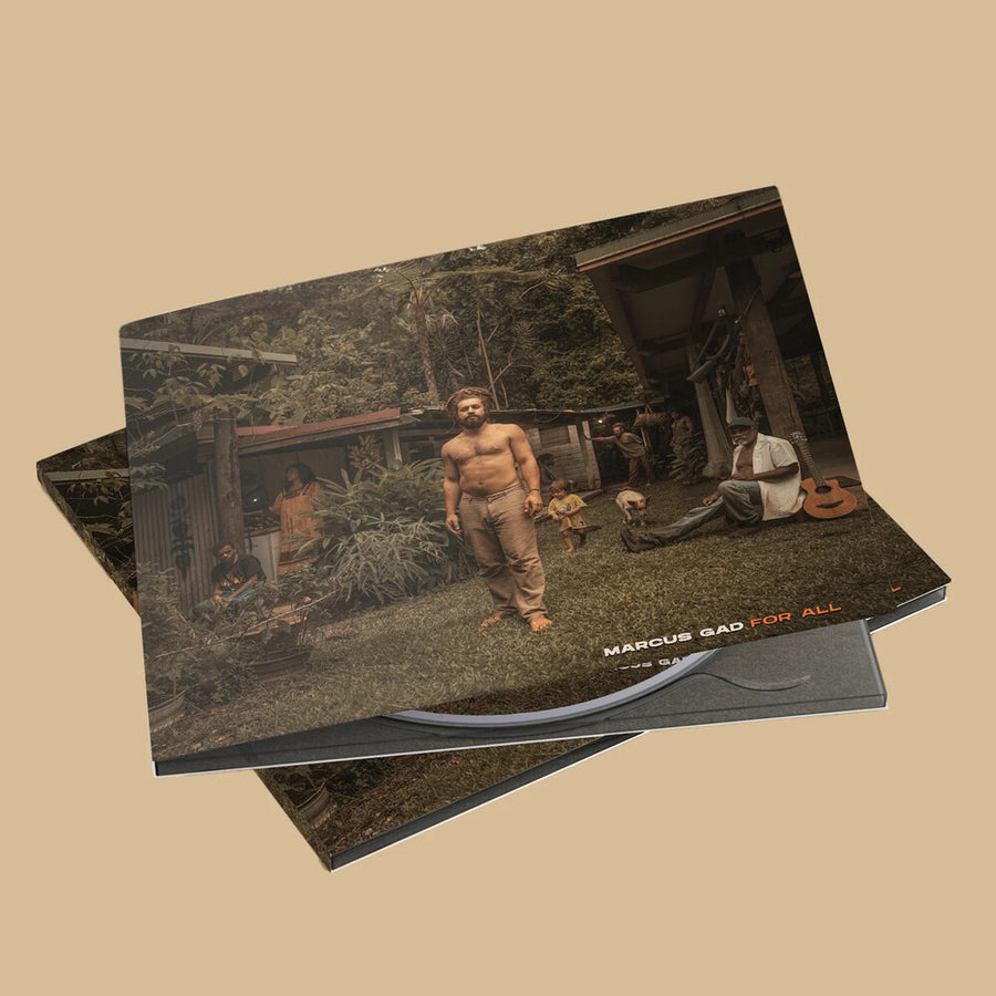the album cover for Marcus Gad - For All