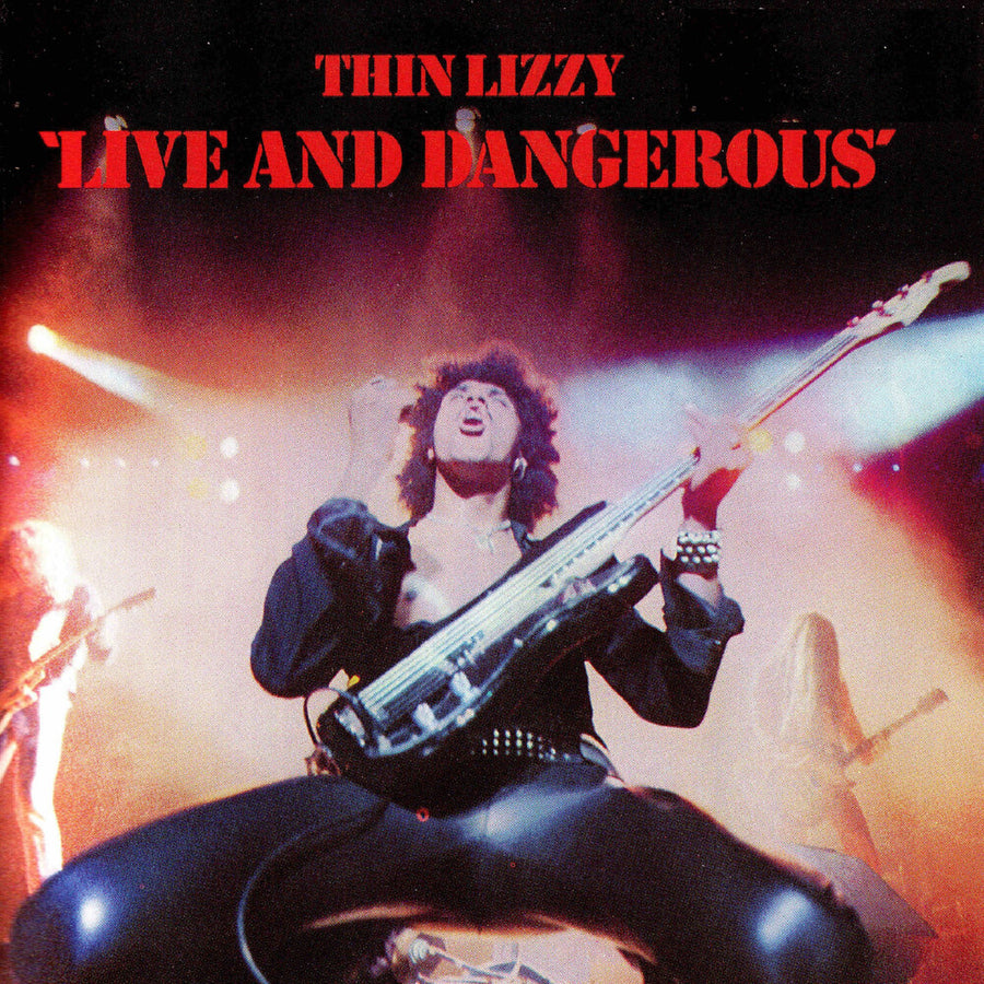 the album cover for Thin Lizzy - Live And Dangerous [Colored Vinyl] (Slv) (Aniv)