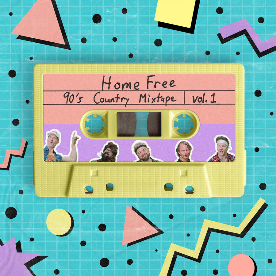 the album cover for Home Free - 90's Country Mixtape Vol 1