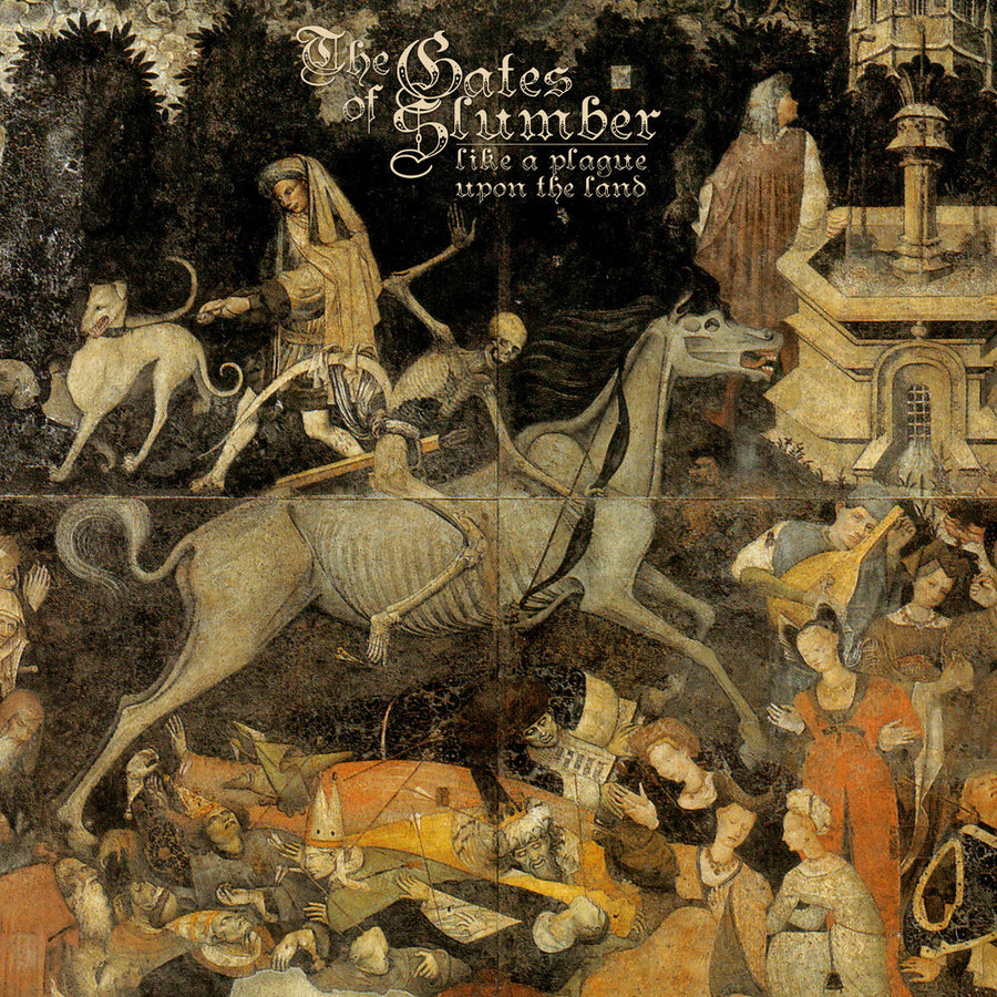 the album cover for Gates Of Slumber - Like a Plague Upon the Land