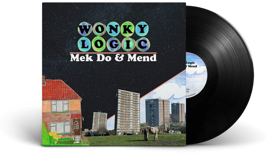 the album cover for Wonky Logic - Mek Do & Mend