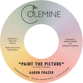 the album cover for Aaron Frazer - Paint The Picture / Back Into The World [Colored Vinyl]