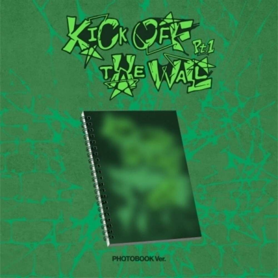 the album cover for Kickflip - Kick Off The Wall Pt.1 (Photobook Version) (Phob) - import