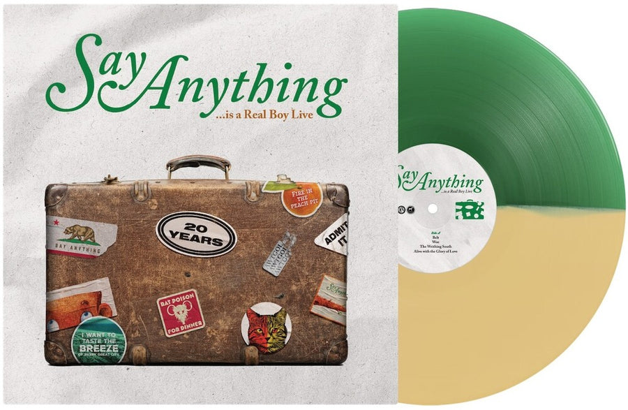 the album cover for Say Anything - Is A Real Boy (Live)