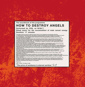 the album cover for Coil - How To Destroy Angels