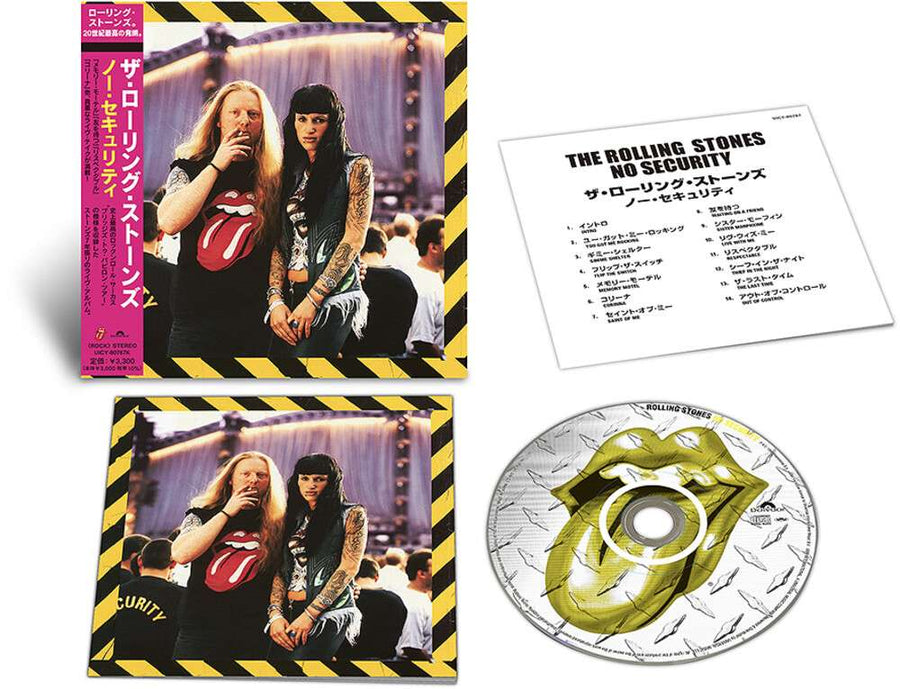 the album cover for Rolling Stones - No Security - Limited Shm Paper Sleeve (Jmlp)