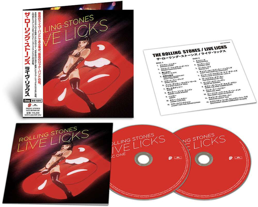 the album cover for Rolling Stones - Live Licks - Limited Shm Paper Sleeve (Jmlp) [Limited Edition]