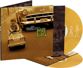 the album cover for Mr. Big - Big Bigger Biggest The Best Of Mr. Big (30th Anni