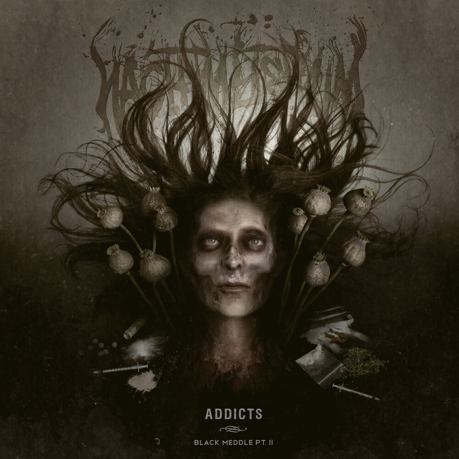 the album cover for Nachtmystium - Addicts - Black Meddle Pt. Ii (Blk) (Gate) (Ofgv)