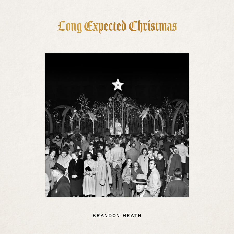 the album cover for Brandon Heath - Long Expected Christmas