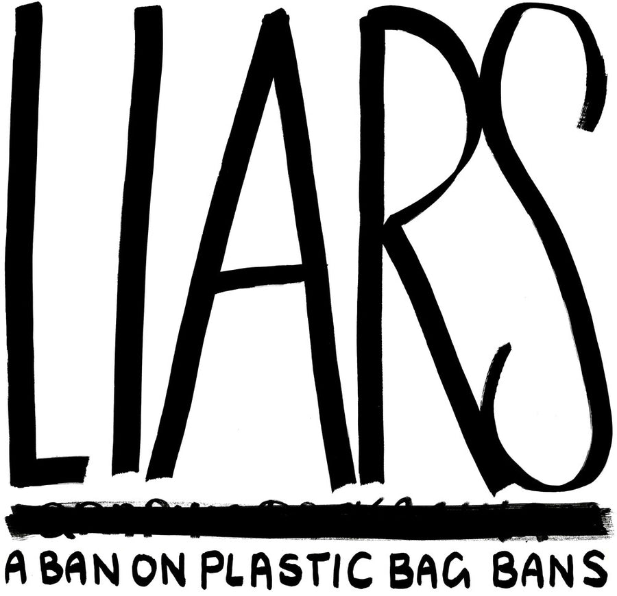 the album cover for Liars - Ban On Plastic Bag Bans [Colored Vinyl] [Limited Edition]