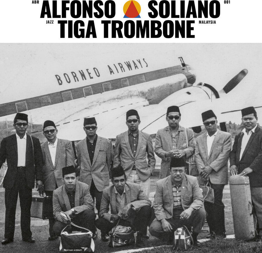 the album cover for Alfonso Soliano - Tiga Trombone