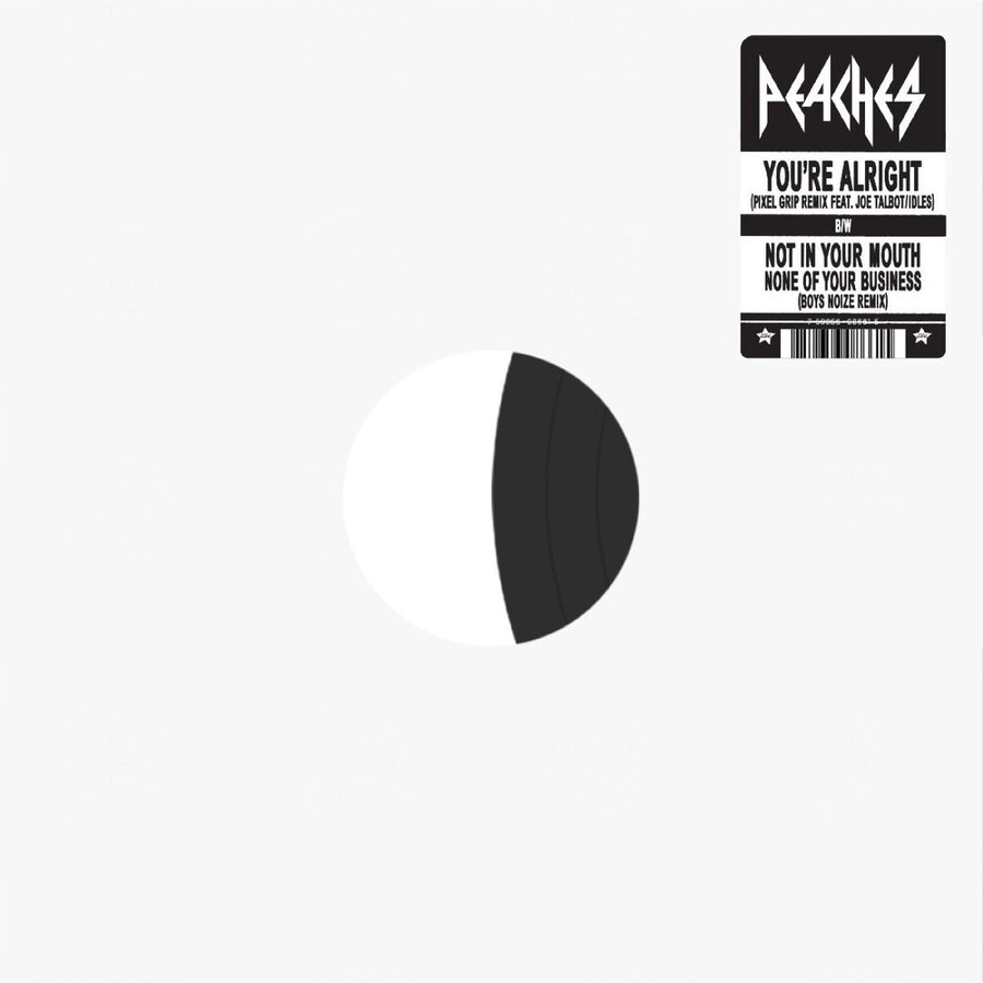 the album cover for Peaches - Peaches Remix 12 - Pixel Grip B/W Boys Noize [Limited Edition]