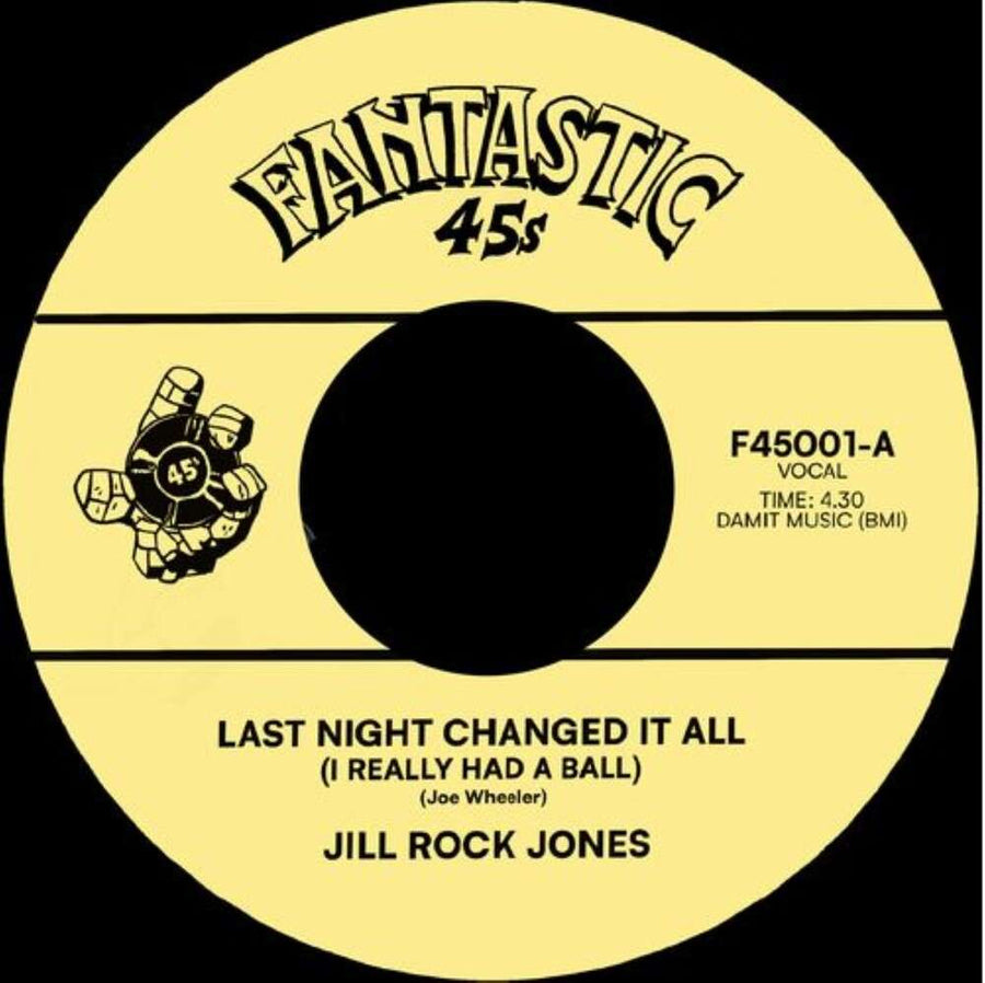 the album cover for Jill Rock Jones - Last Night Changed It All