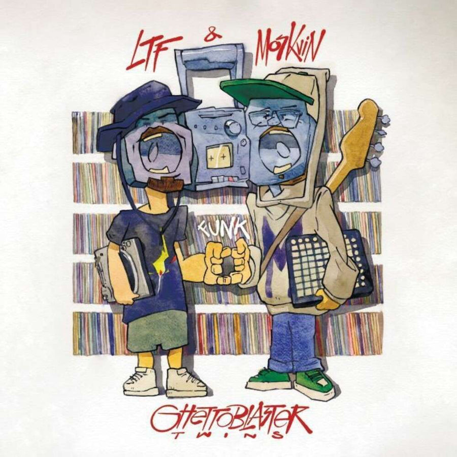 the album cover for Ltf & Moskvin - Ghettoblaster Twins