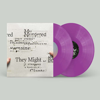 the album cover for They Might Be Giants - My Murdered Remains [Clear Vinyl] [Deluxe] [180 Gram] (Purp)