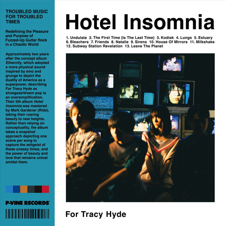 the album cover for For Tracy Hyde - Hotel Insomnia [Clear Vinyl] (Grn) [Limited Edition]