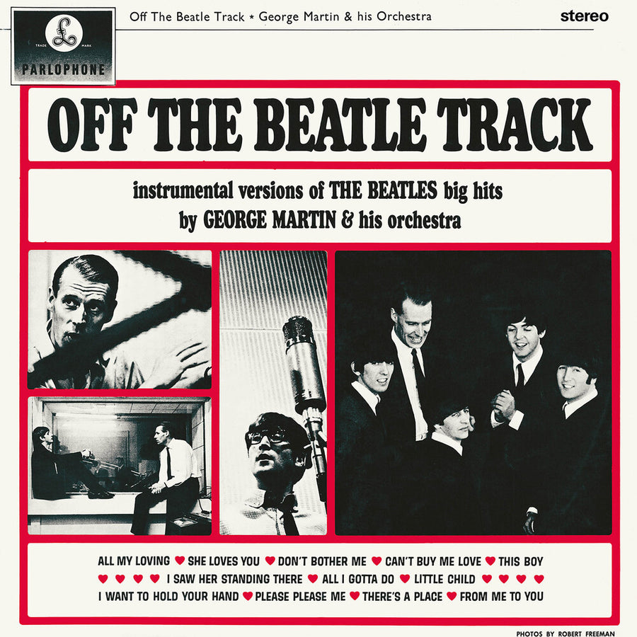 the album cover for George Martin  & His Orchestra - Off The Beatle Track (Sft)