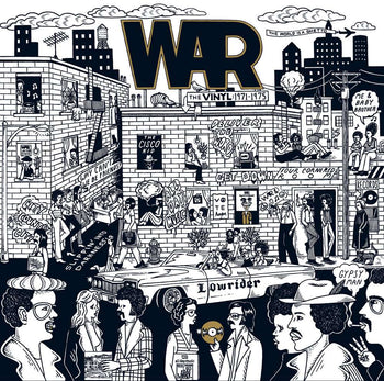 the album cover for War - Vinyl: 1971-1975