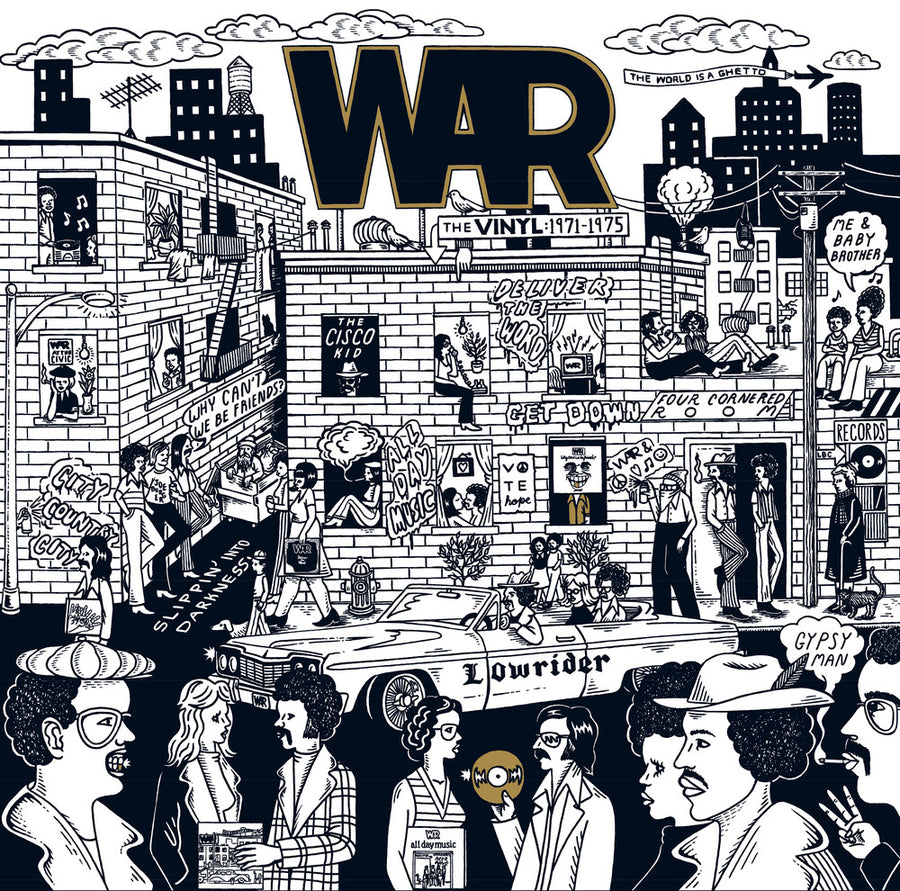 the album cover for War - Vinyl: 1971-1975