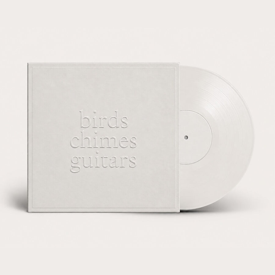 the album cover for Donavon Frankenreiter - Birds Chimes Guitars [Colored Vinyl] (Wht)