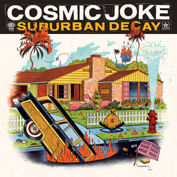 the album cover for Cosmic Joke - Suburban Decay [Colored Vinyl]
